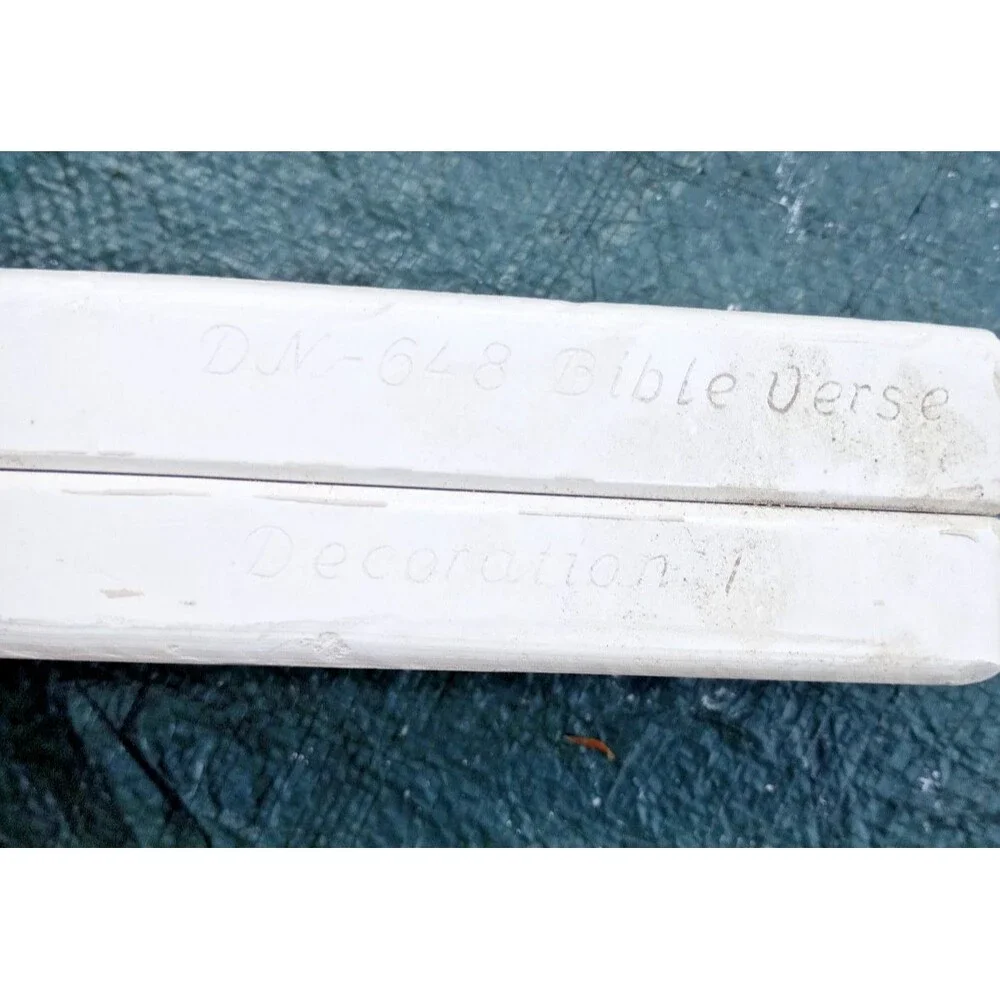 Duncan Bible Verse Slip Mold DM-648 (Verse focused on Christ)